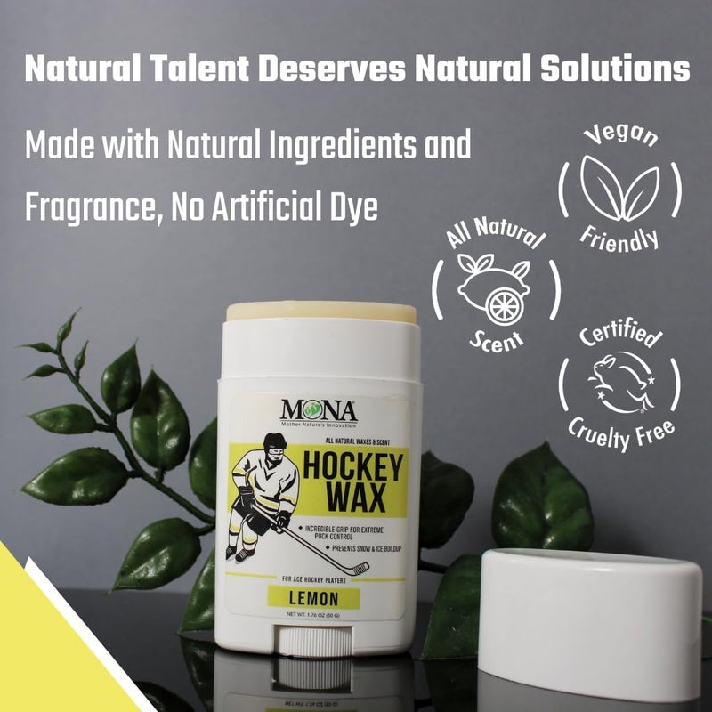 Mona Brands Elite Hockey Stick Wax for Ace Hockey Players | Premium Blade Protection | Improved Puck Control | Prevents Ice Buildup and Soggy Blade Tape - Image 5